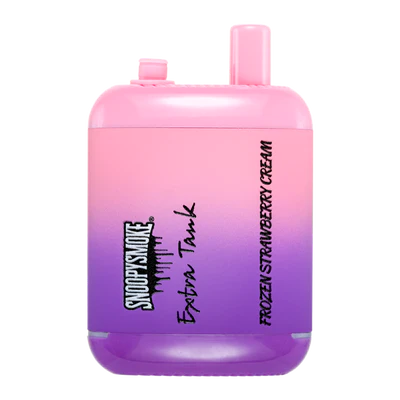 Frozen Strawberry Cream 15000 Puffs Disposable Vape By Snoopy Smoke